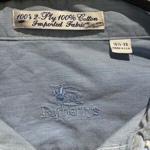 Burberry Light Blue Cotton Shirt